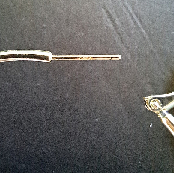 Sterling Silver Hoop Earrings - Picture 6 of 6